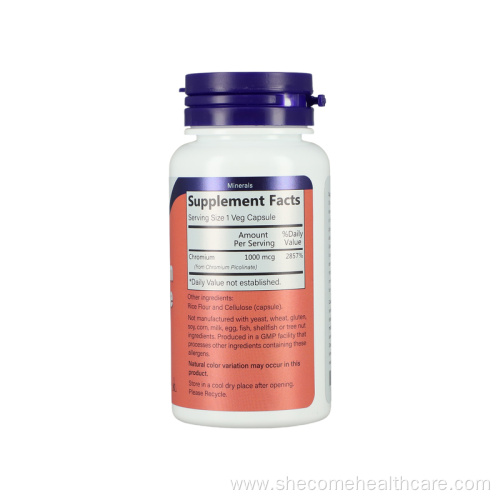 Chromium Picolinate health metabolism Co-Factor Capsules
